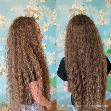 Silike Zizi Tiefe Welle Hakeln Haar Rosa Ozean Welle 32 Zoll Synthetische Licht Gewicht Tragen Flechten Haar Extensions